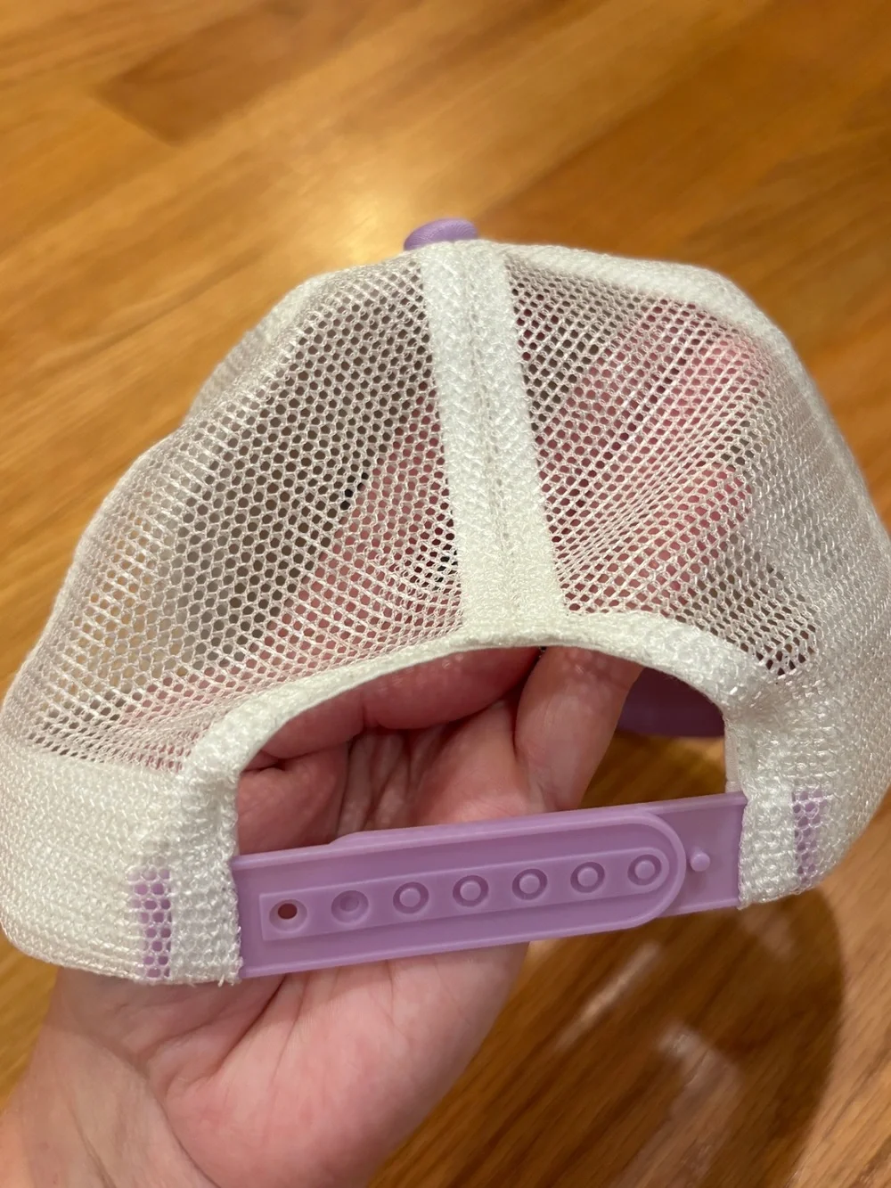 Crewcuts Kids Purple Butterfly Trucker Hat - Mesh Back Cap
